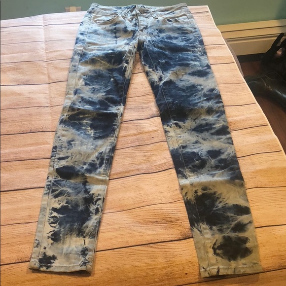 AMERICAN EAGLE Printed TIE DYE JEANS. Size 00. - Picture 3 of 6